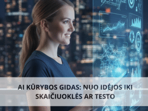 Ai mokymai: nuo idėjos iki skaičiuoklės tavo nišoje