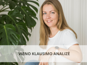 Vieno klausimo analizė